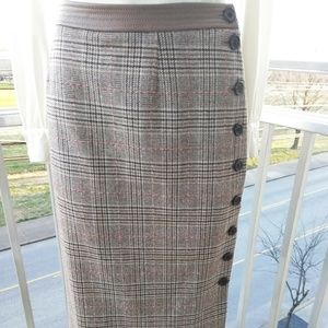 Library Lady skirt plaid size 6 or 8